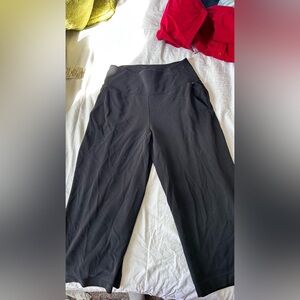 Athleta Black High-Rise Wide-Leg Pants